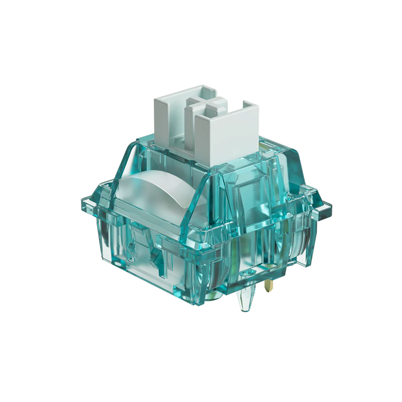 Akko Creamy Cyan 50g Clicky PCB Mount Switches 45 Pack