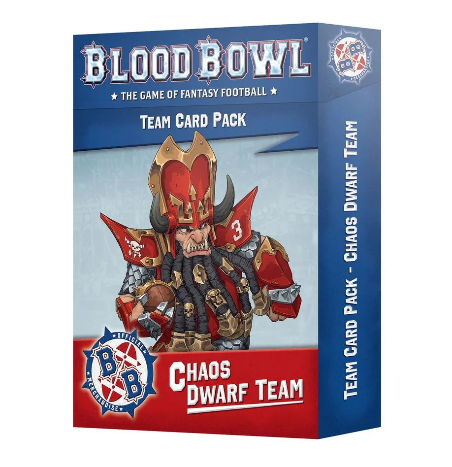 Blood Bowl Chaos Dwarf Team Card Pack - Image 3