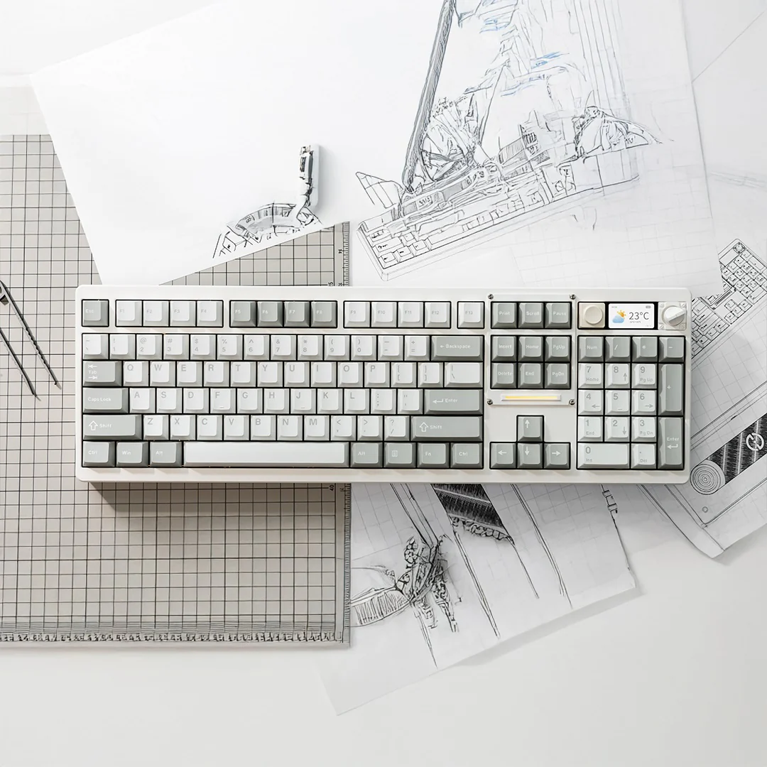 Chilkey ND104 CNC Aluminum Hotswap Wireless RGB Keyboard - Image 67