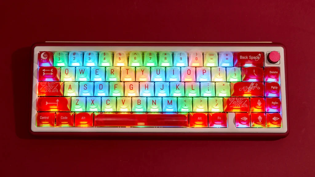 Chilkey Wild Rose 170 Key DDA Profile Dye Sub PC Keycap Set - Image 13