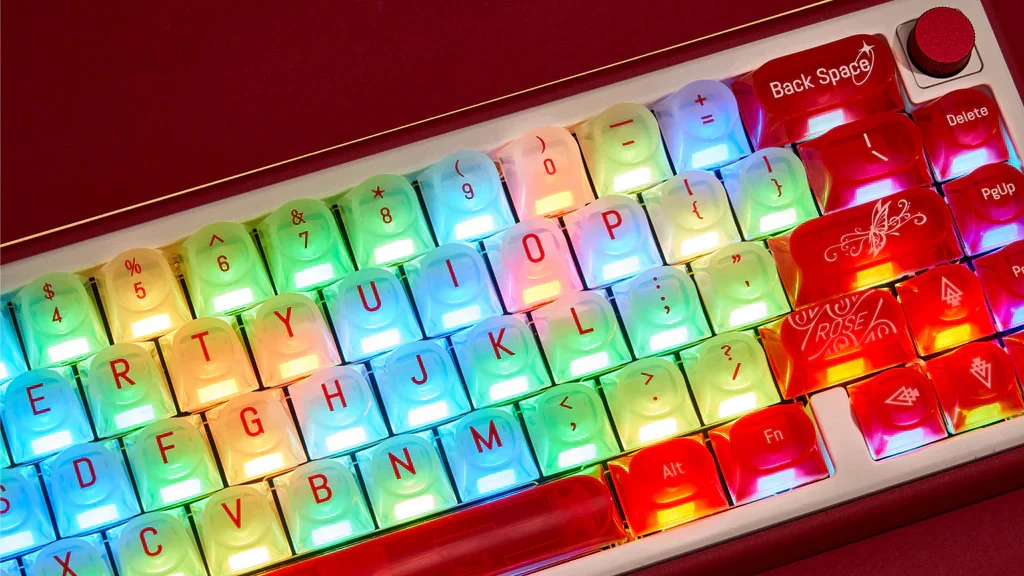 Chilkey Wild Rose 170 Key DDA Profile Dye Sub PC Keycap Set - Image 17