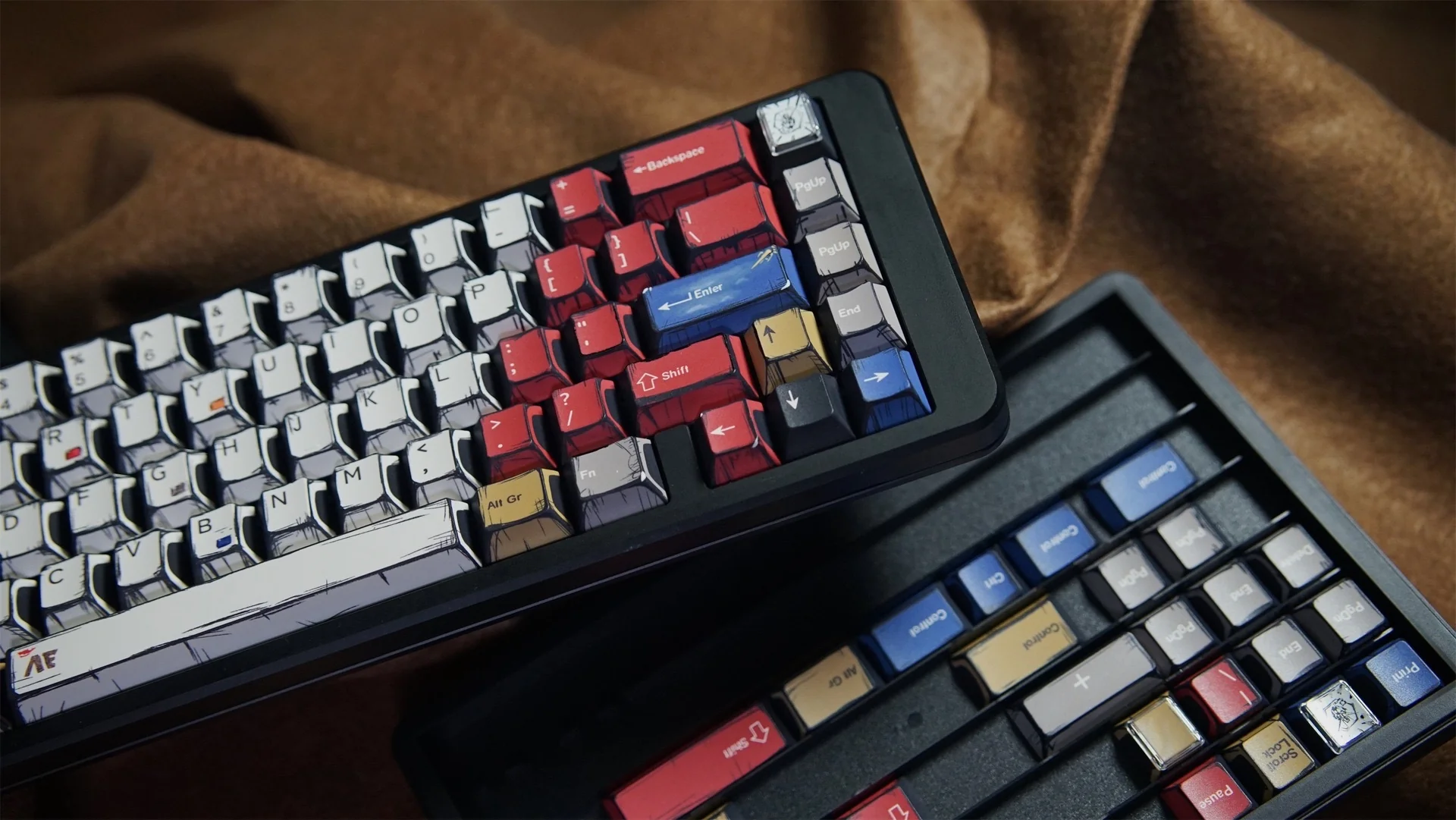 Click Inc Comic Cherry Profile Dye Sub Keycaps - Image 3