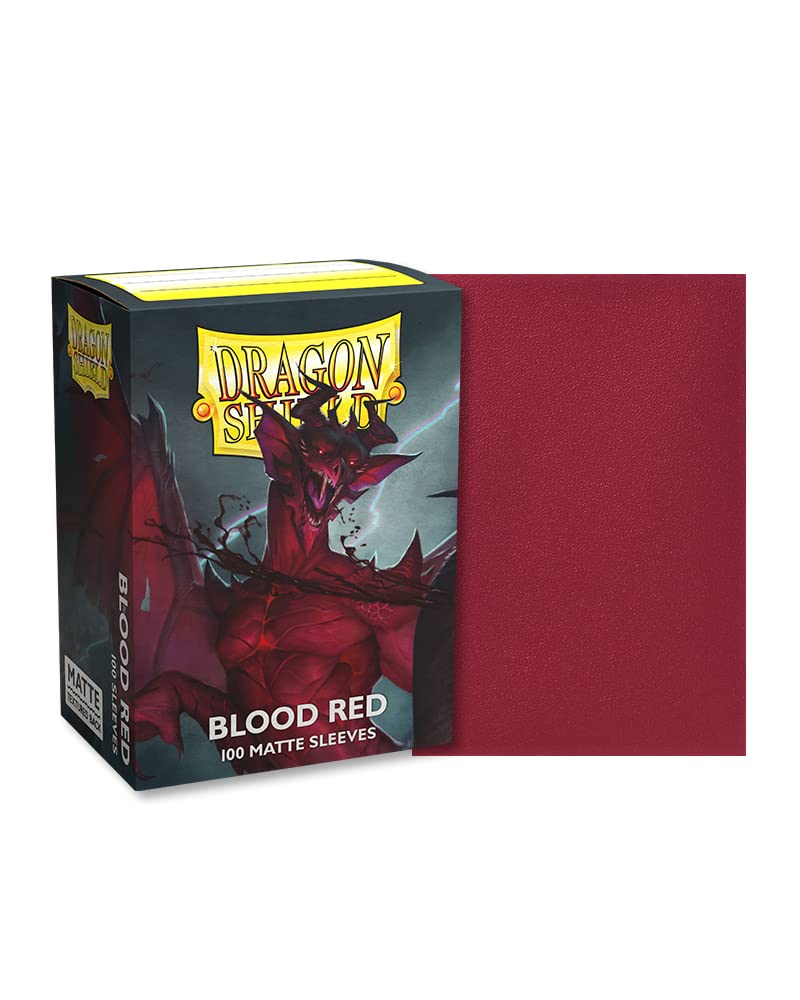 Dragon Shield Standard Matte Card Sleeves Blood Red 100ct - Image 2