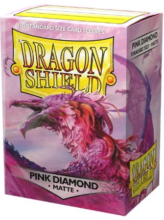 Dragon Shield Standard Matte Card Sleeves Pink Diamond 100ct
