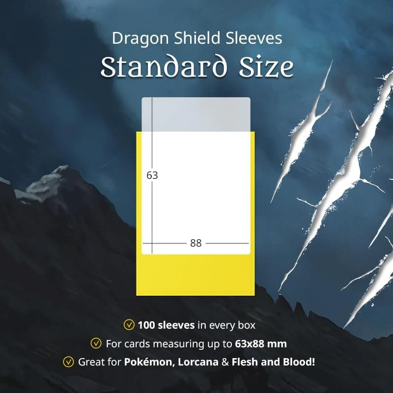 Dragon Shield Standard Non-Glare Matte Card Sleeves Blue 100ct - Image 7