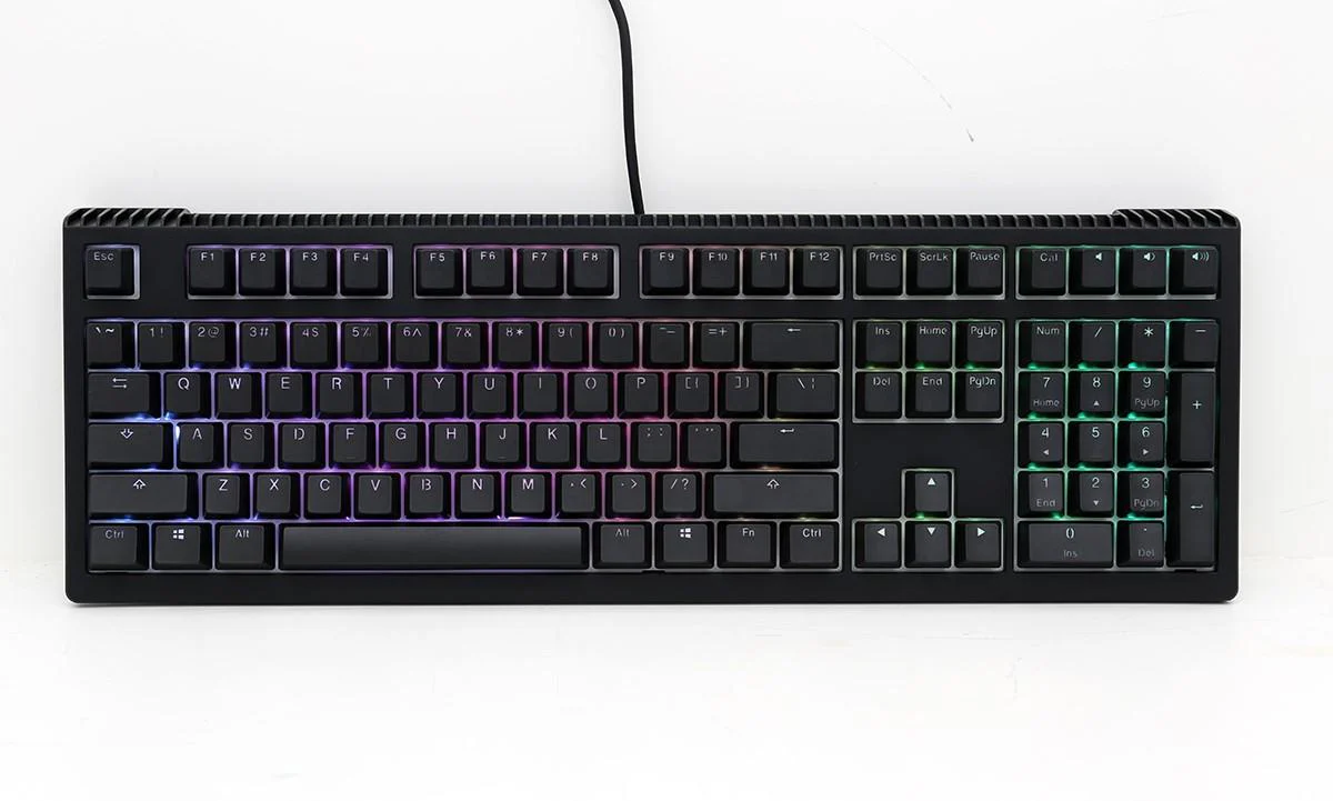 Ducky 108 Key PBT Black Double Shot Backlit Keycap Set