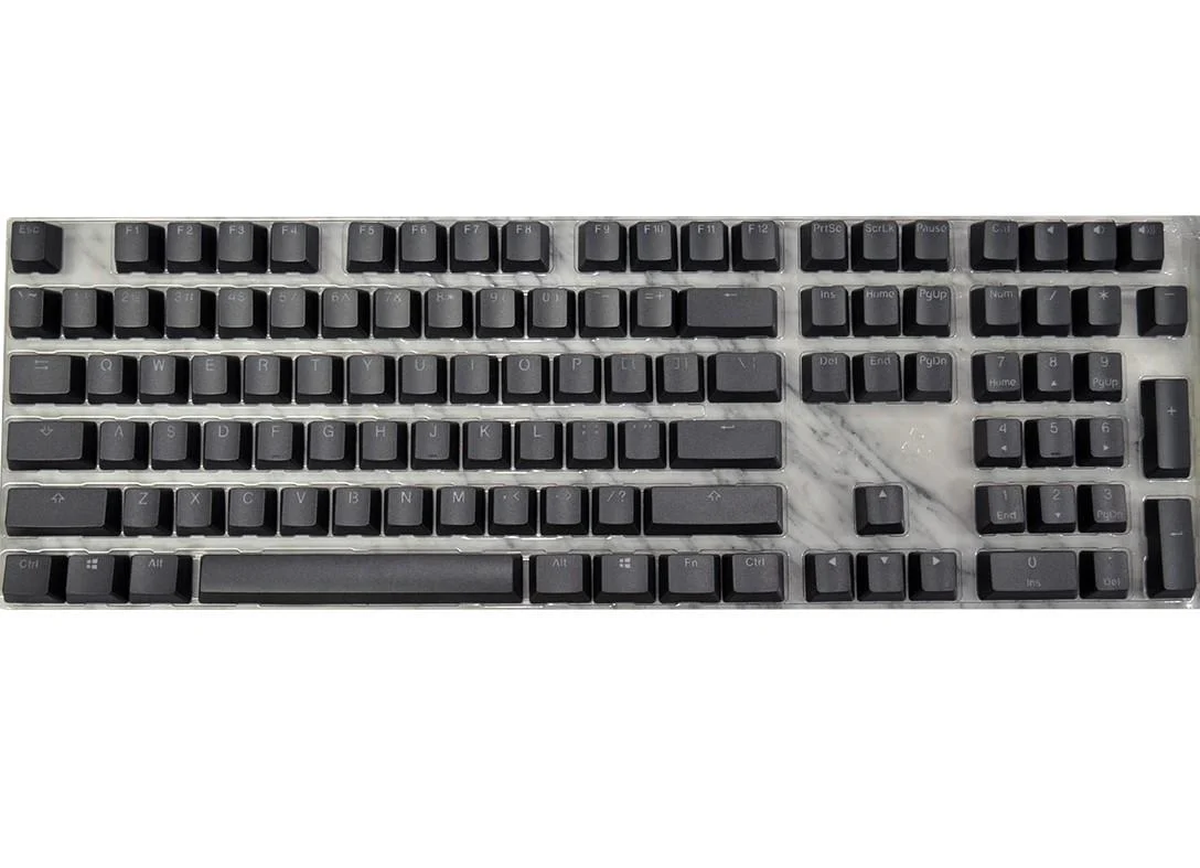 Ducky 108 Key PBT Black Double Shot Backlit Keycap Set - Image 2