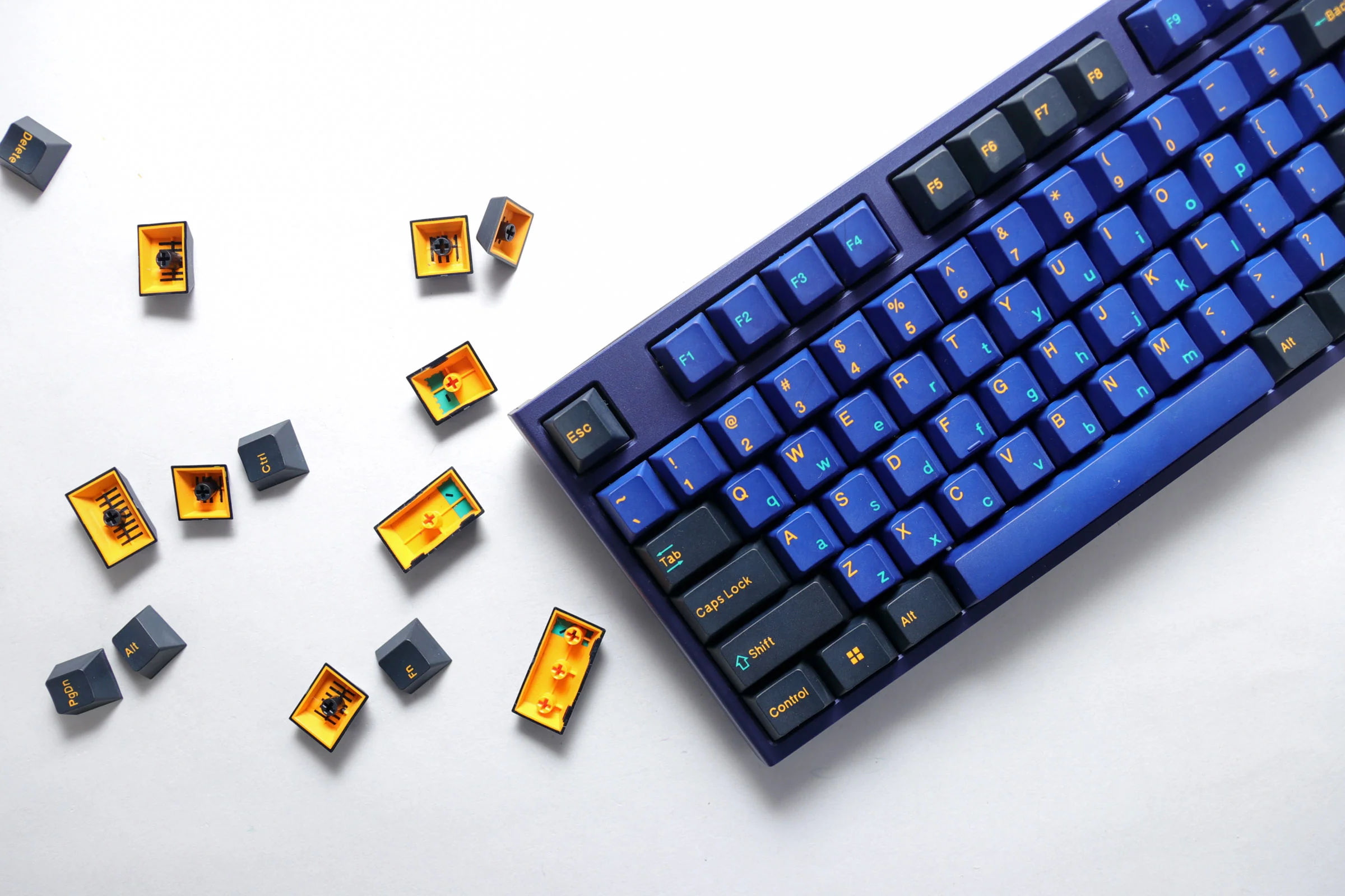 Ducky Horizon 133 Key Cherry Profile Triple Shot PBT Keycap Set - Image 6