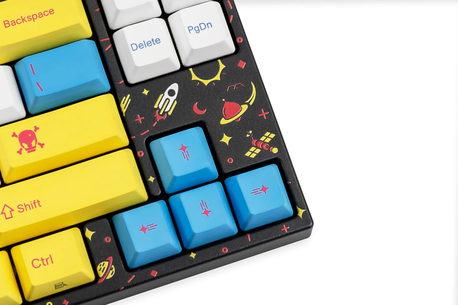 Varmilo x MK x Ducky Miya Pro Flare Star Special Edition Bluetooth Mechanical Keyboard - Image 3