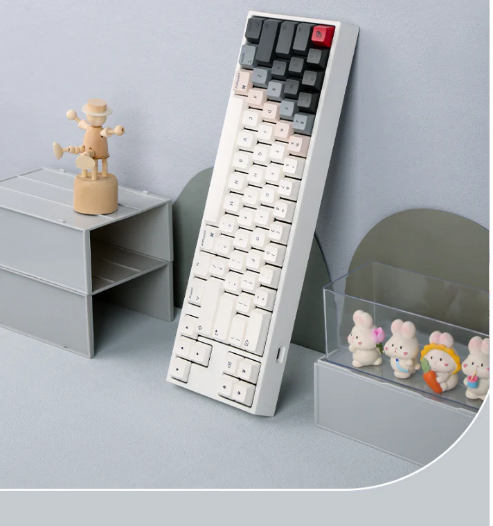 Ducky x Varmilo Miya Pro Holy Flame White LED 65% Dye Sub PBT Mechanical Keyboard - Image 3