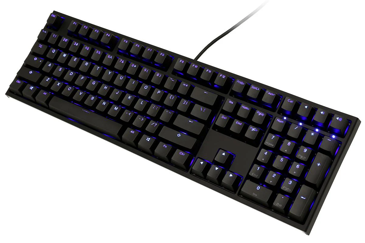 Ducky One 2 Blue LED Double Shot PBT Mechanical Keyboard - Image 2