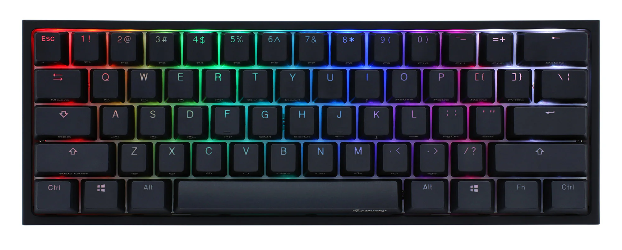 Ducky One 2 Mini Pro Classic RGB LED 60% Double Shot PBT Mechanical Keyboard - Image 15
