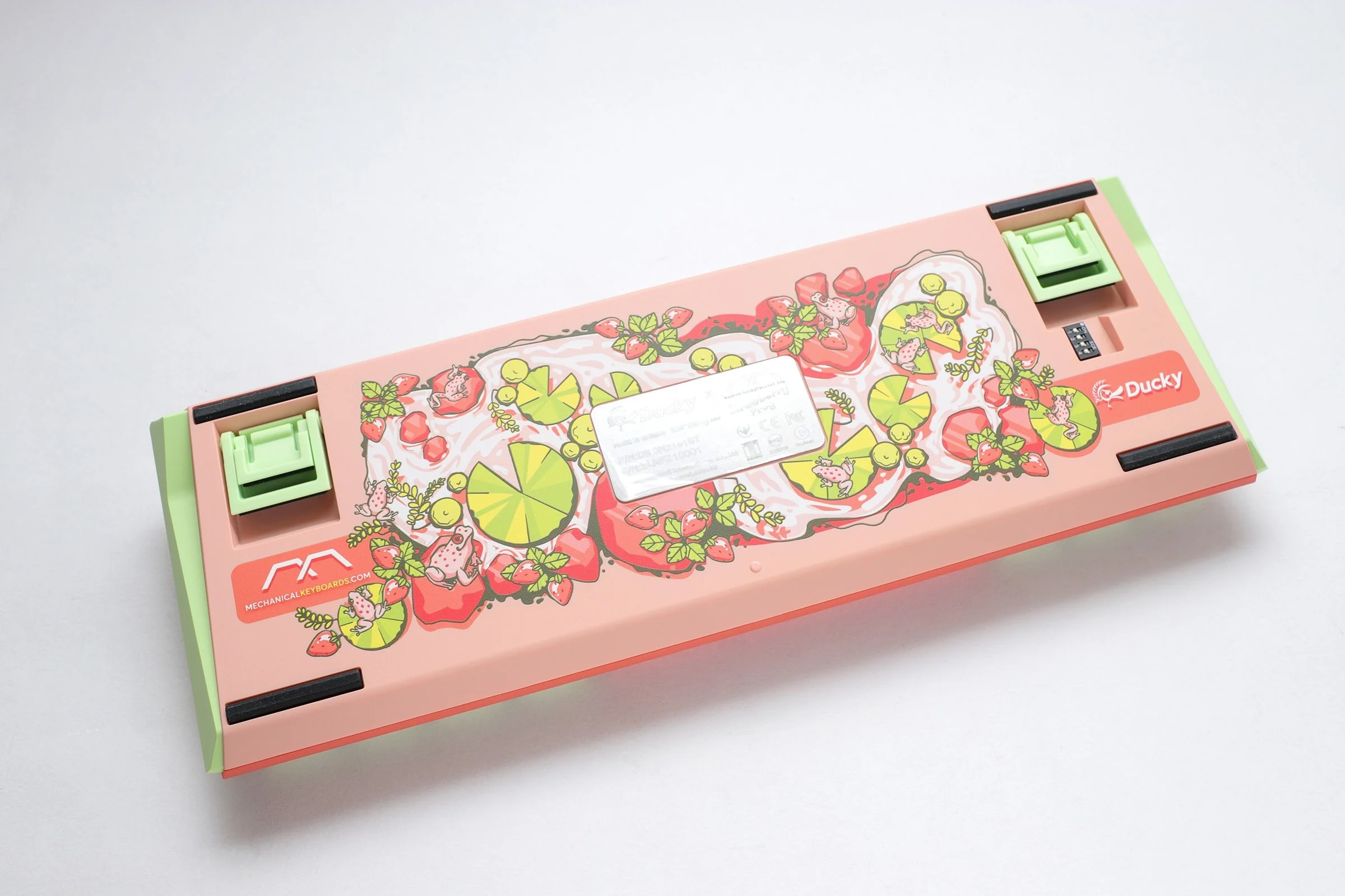 Ducky x MK Strawberry Frog One 3 Mini Hotswap 60% RGB Keyboard w/ Quack Mechanics - Image 3