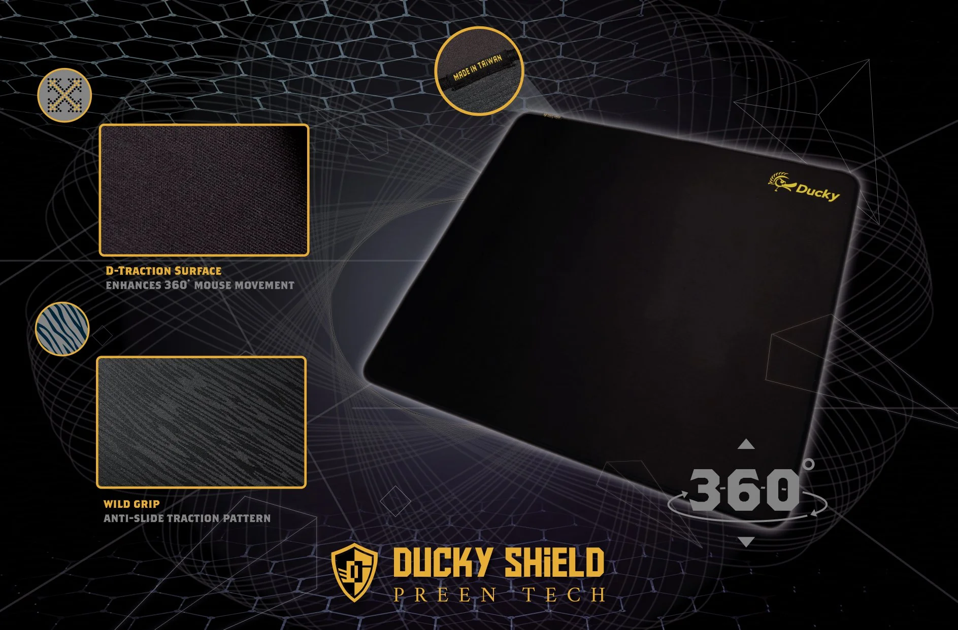 Ducky Shield Large Mouse Pad - Image 2