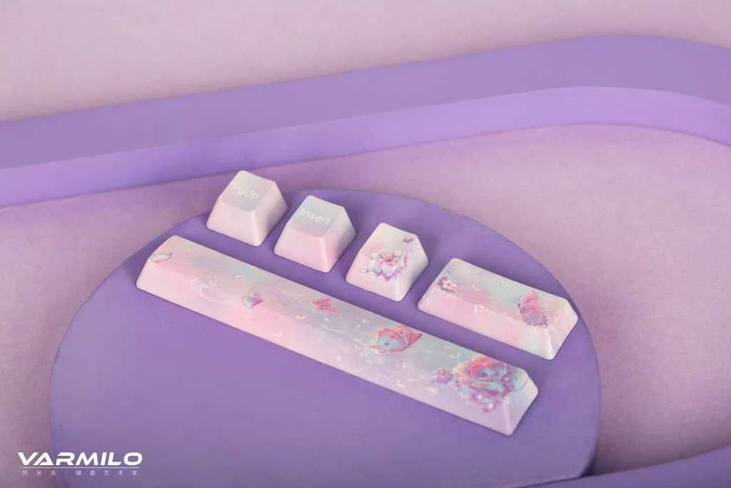 Ducky x Varmilo Miya Pro Dreams on Board 65% White LED Dye Sub PBT Mechanical Keyboard - Image 9