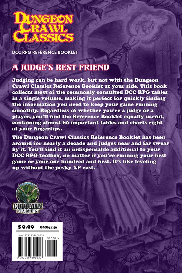 Dungeon Crawl Classics Reference Booklet - Image 2