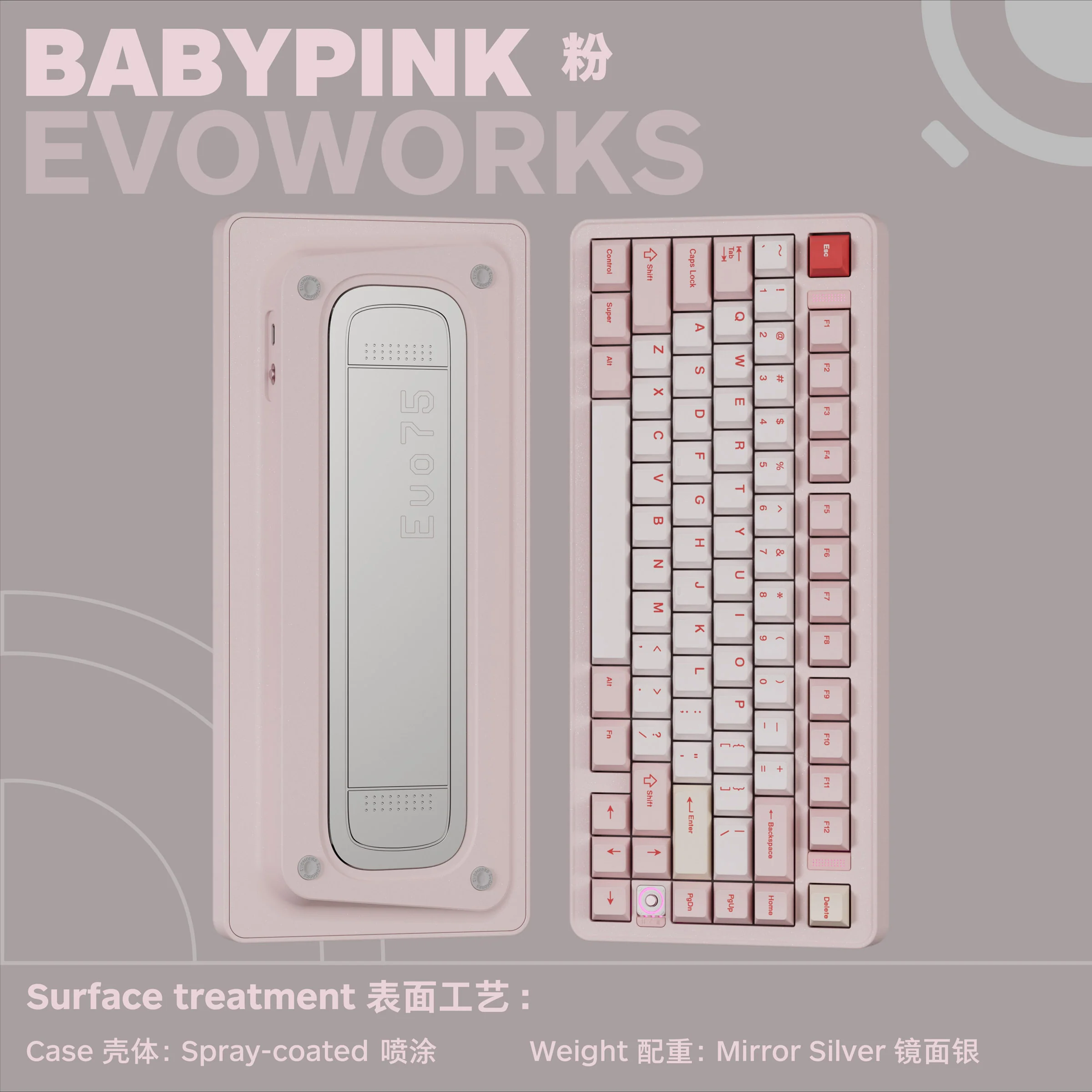 Evoworks Evo75 Aluminum Hotswap Wireless Keyboard - Image 21