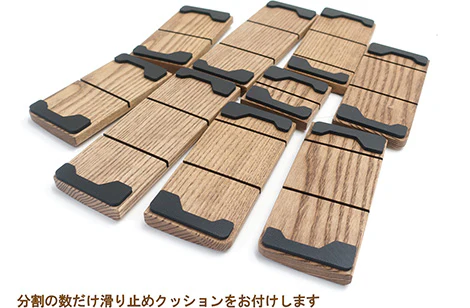Filco Small Wood 2 Piece Ergonomic Wrist Rest - Image 4