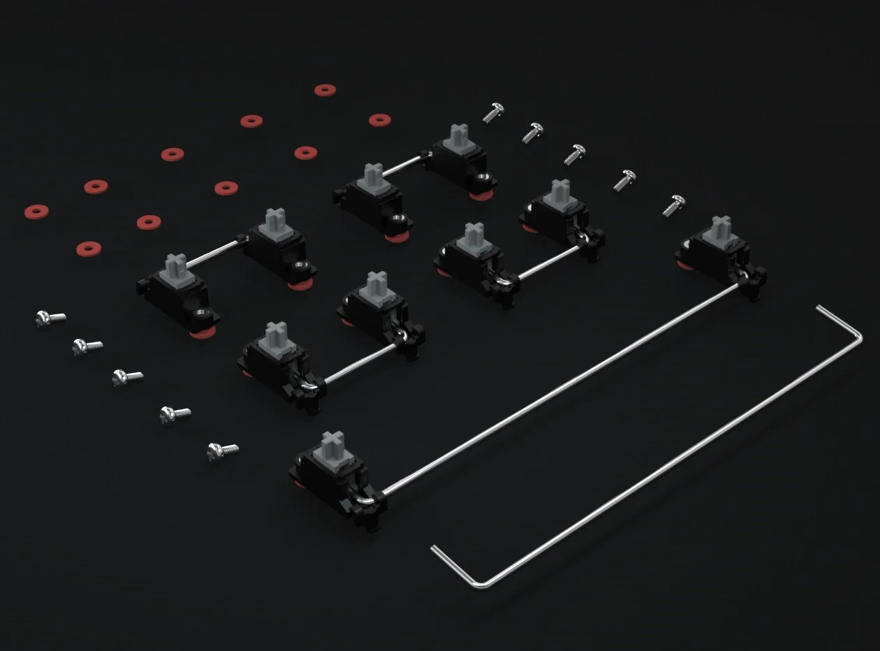 Gateron Stabilizers PCB Mount Screw-In TKL Kit - Image 9