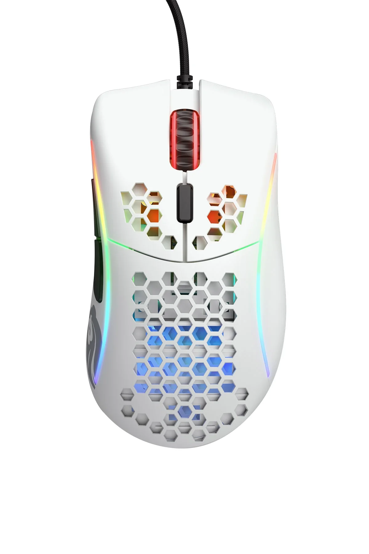 Glorious PC Model D Minus Matte White RGB Wired Mouse