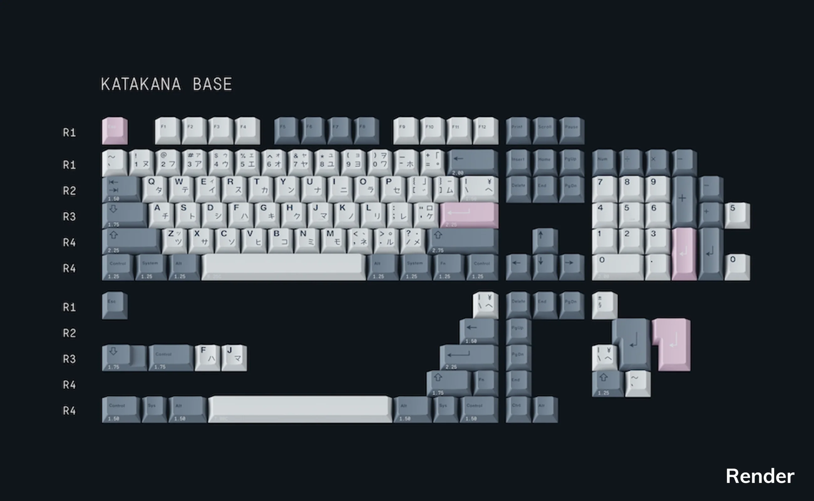 GMK Fuji Cherry Profile Double Shot ABS Keycap Set - Image 2