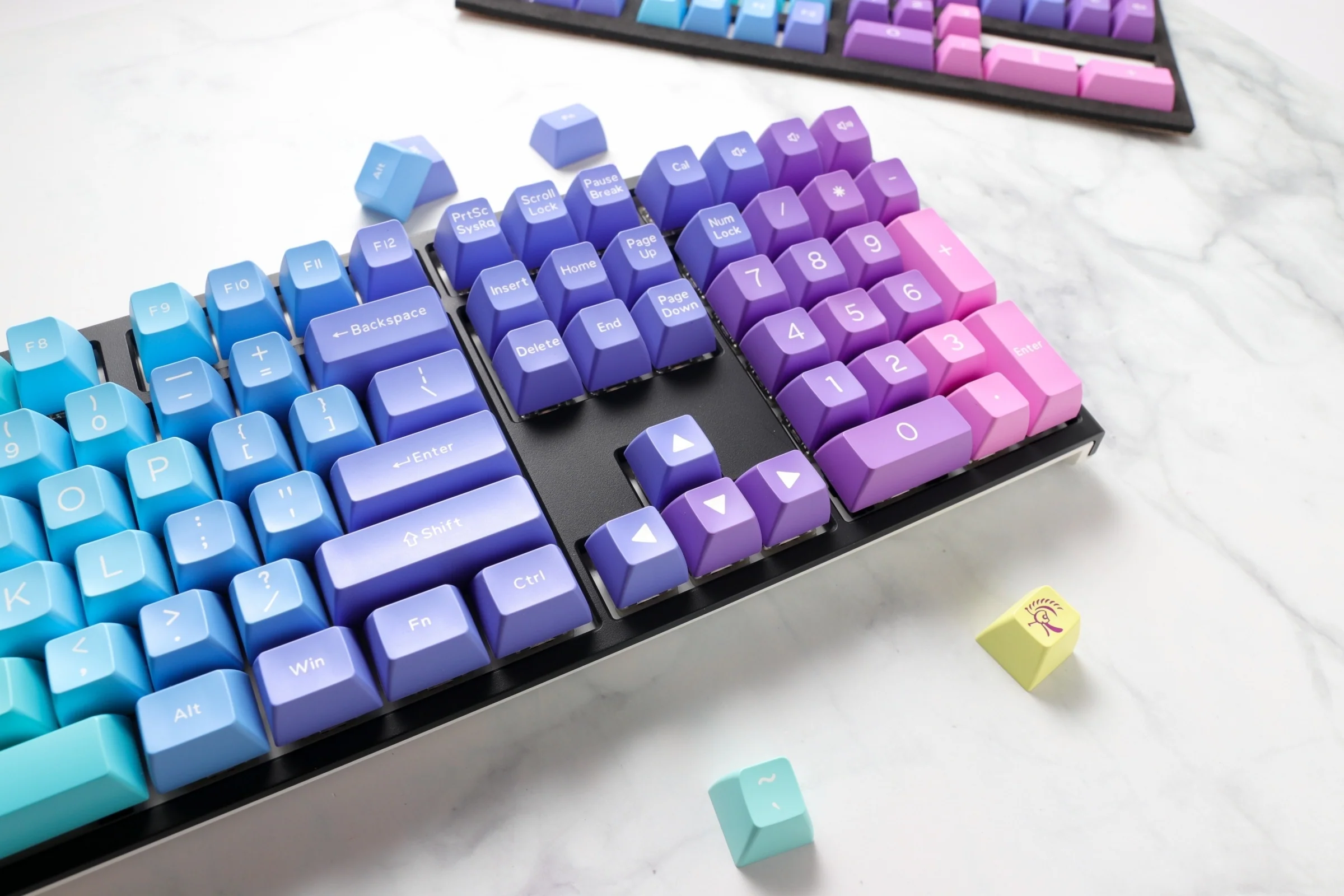 Hardcap x Ducky Azure 108 Key SA Profile Double Shot ABS Keycap Set - Image 2