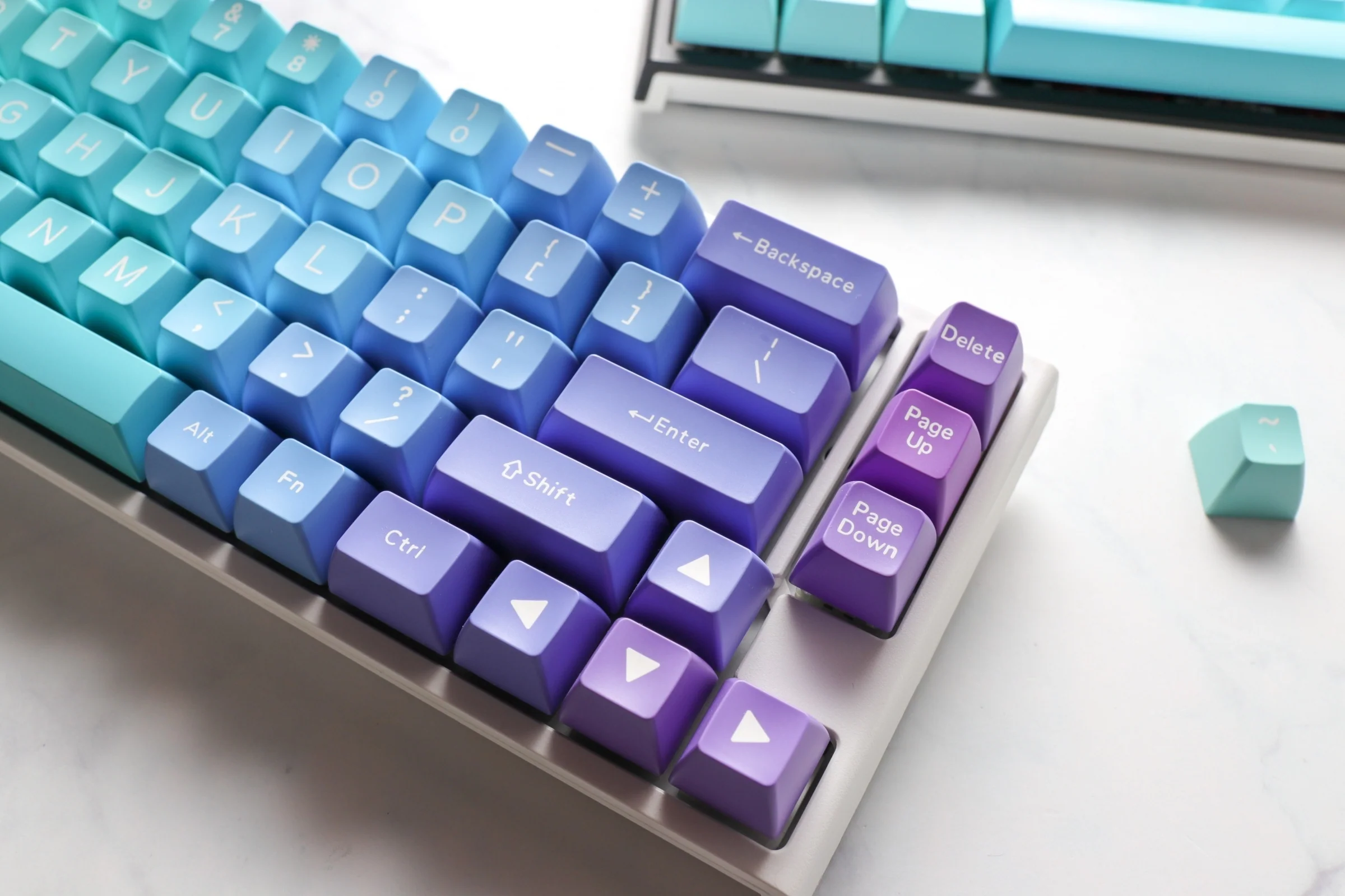 Hardcap x Ducky Azure 108 Key SA Profile Double Shot ABS Keycap Set - Image 6