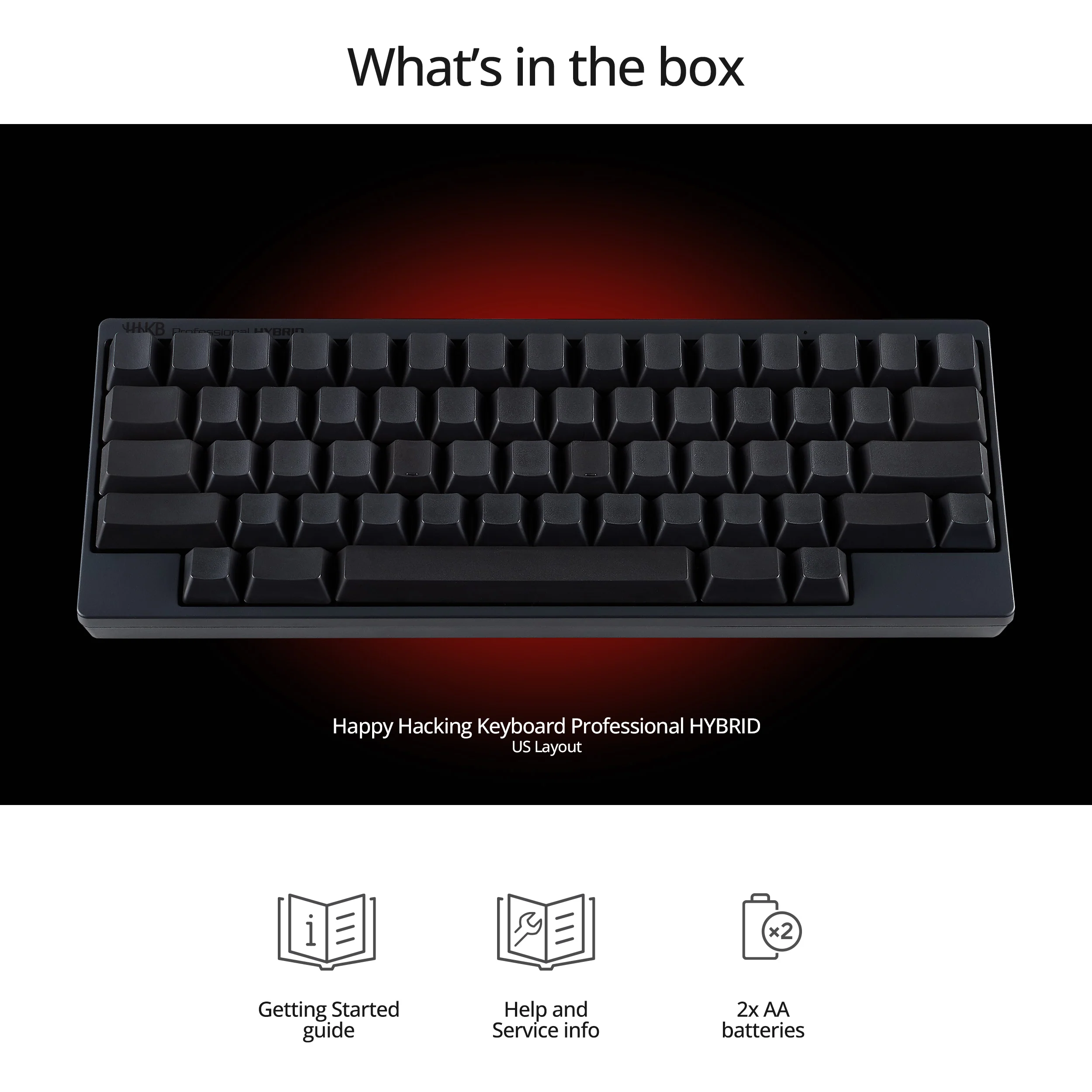 HHKB Hybrid Topre 45g 60% Bluetooth PBT Mechanical Keyboard - Image 8