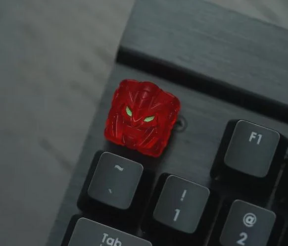 Hot Keys Project HKP Berserker Maroon Artisan Keycap - Image 3