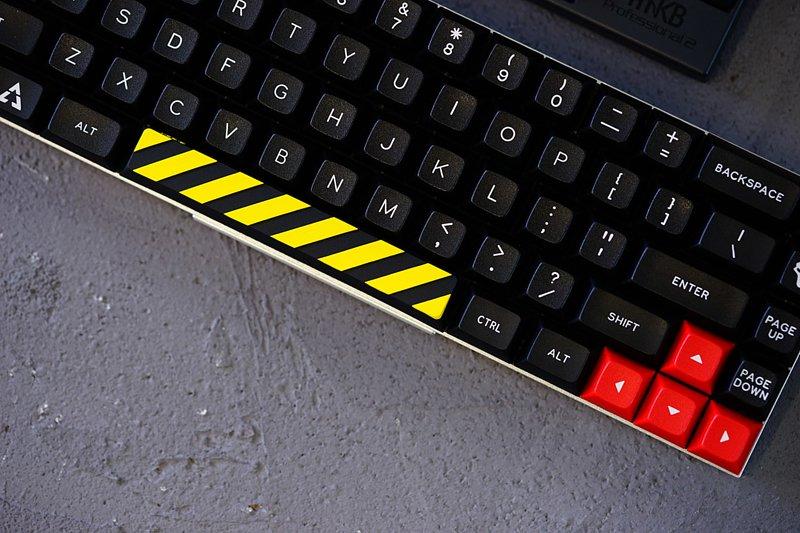 Hot Keys Project HKP Caution Bar Warning Spacebar Artisan Keycap - Image 4