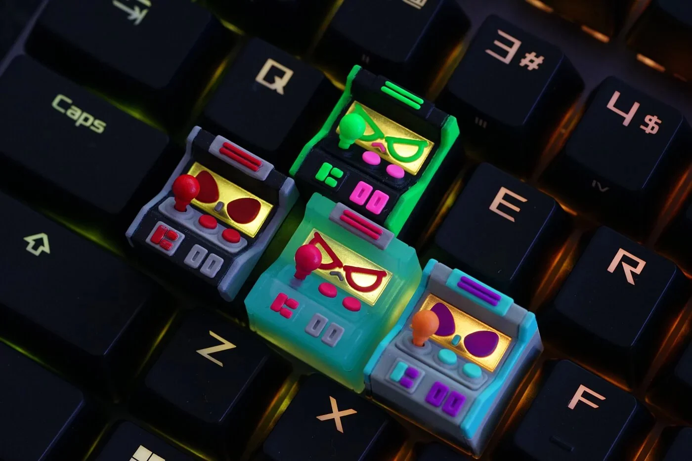 Hot Keys Project HKP Error Angry Madness Artisan Keycap - Image 6