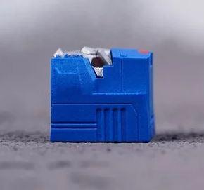 Hot Keys Project HKP Overlord Metal Blue Artisan Keycap - Image 4