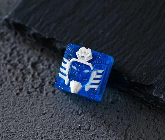 Hot Keys Project HKP Pharaoh Sparkle Blue Artisan Keycap - Image 2