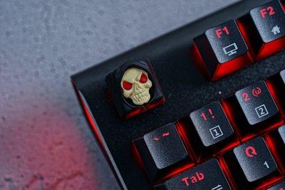 Hot Keys Project HKP Skull Face Darkness Artisan Keycap - Image 2