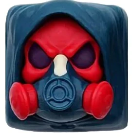 Hot Keys Project HKP Skull Face Midnight Artisan Keycap