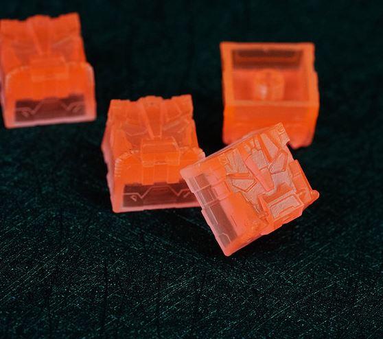 Hot Keys Project HKP Tank Neon Coral Artisan Keycap