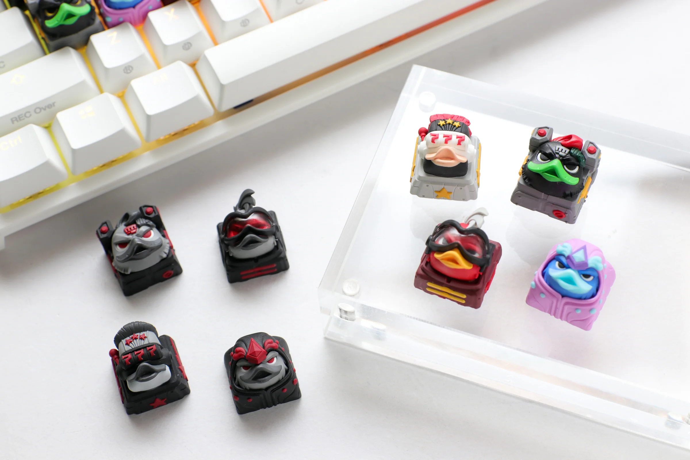 Hot Keys Project HKP x Ducky Ducky League Rocket Round 2 Artisan Keycap - Image 3