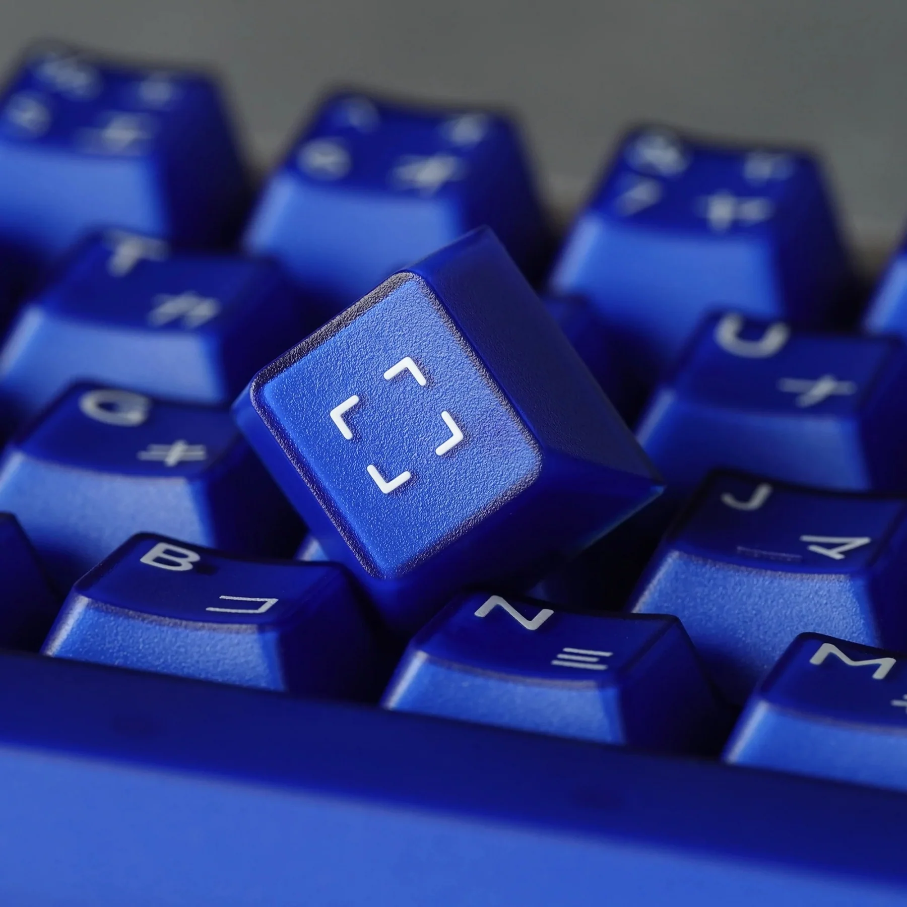 KBDFans PBTfans Klein Blue Numpad Kit Translucent 27 Key Cherry Profile Double Shot ABS Add-on Keycap Set - Image 2
