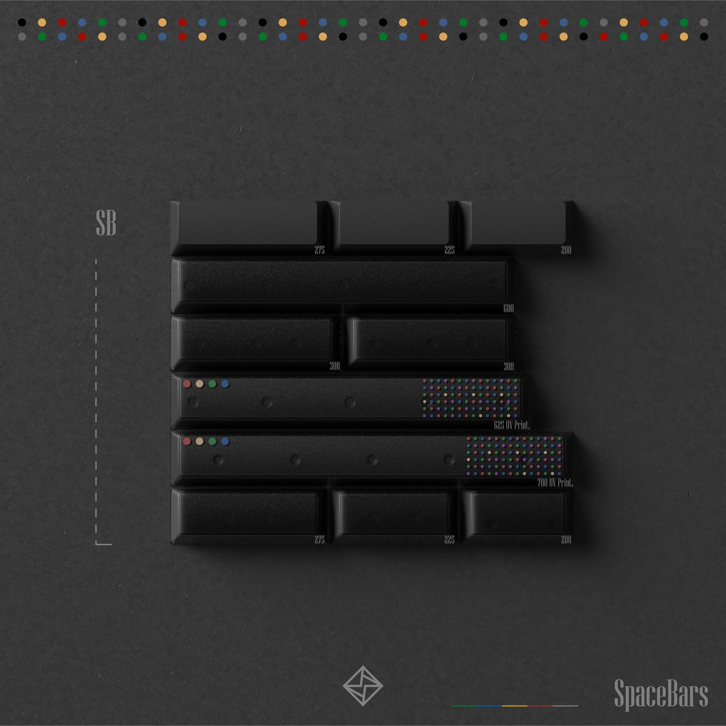 KBDFans PBTFans Retro Dark Lights R2 Keycap Set - Image 7