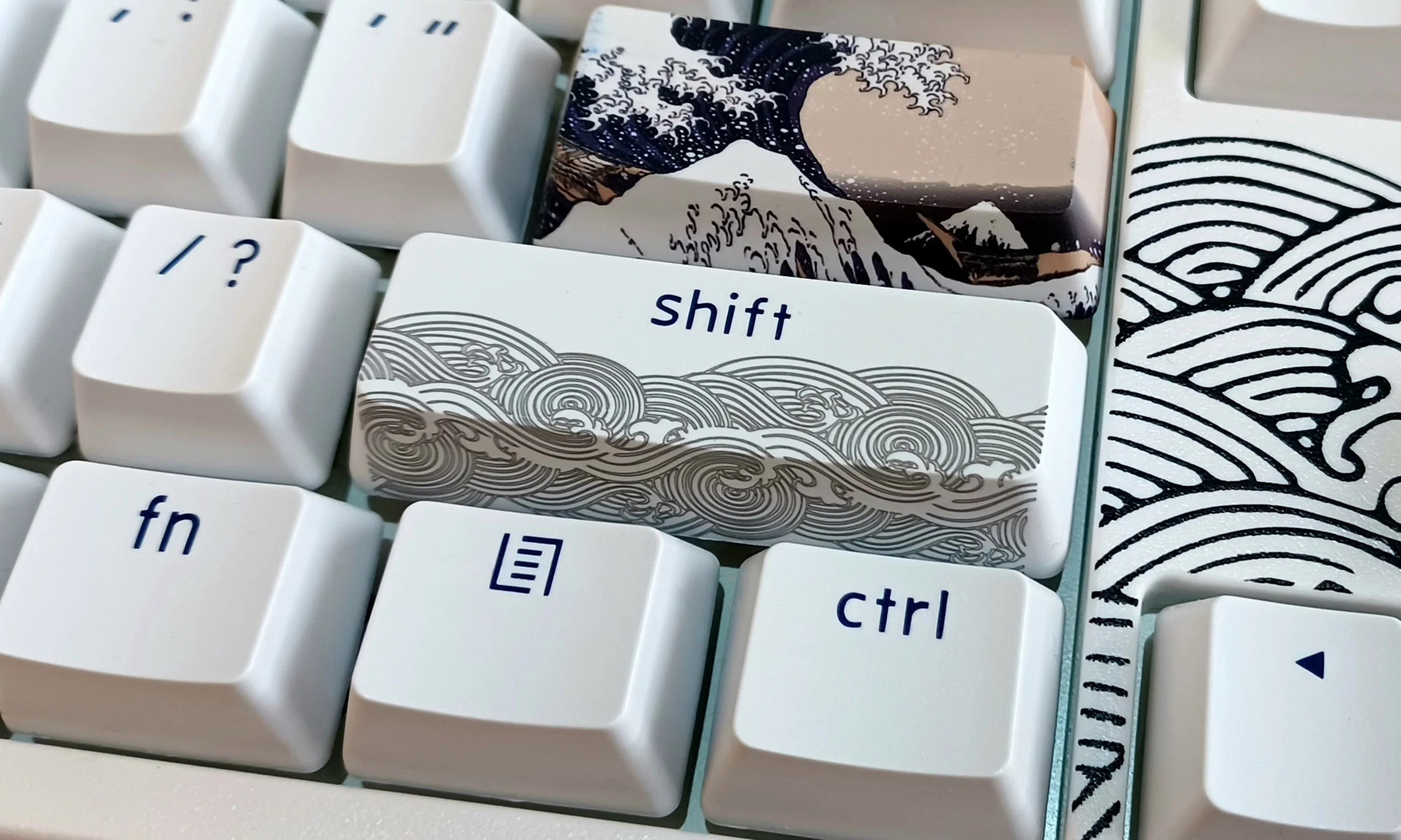 KBParadise Great Wave 108 Key OEM Profile Double Shot PBT Keycap Set - Image 2
