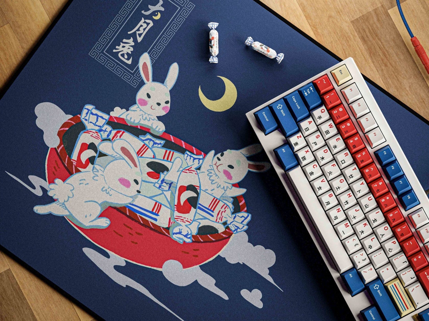 Key Kobo Moon Rabbit Double Shot ABS Keycap Set - Image 3