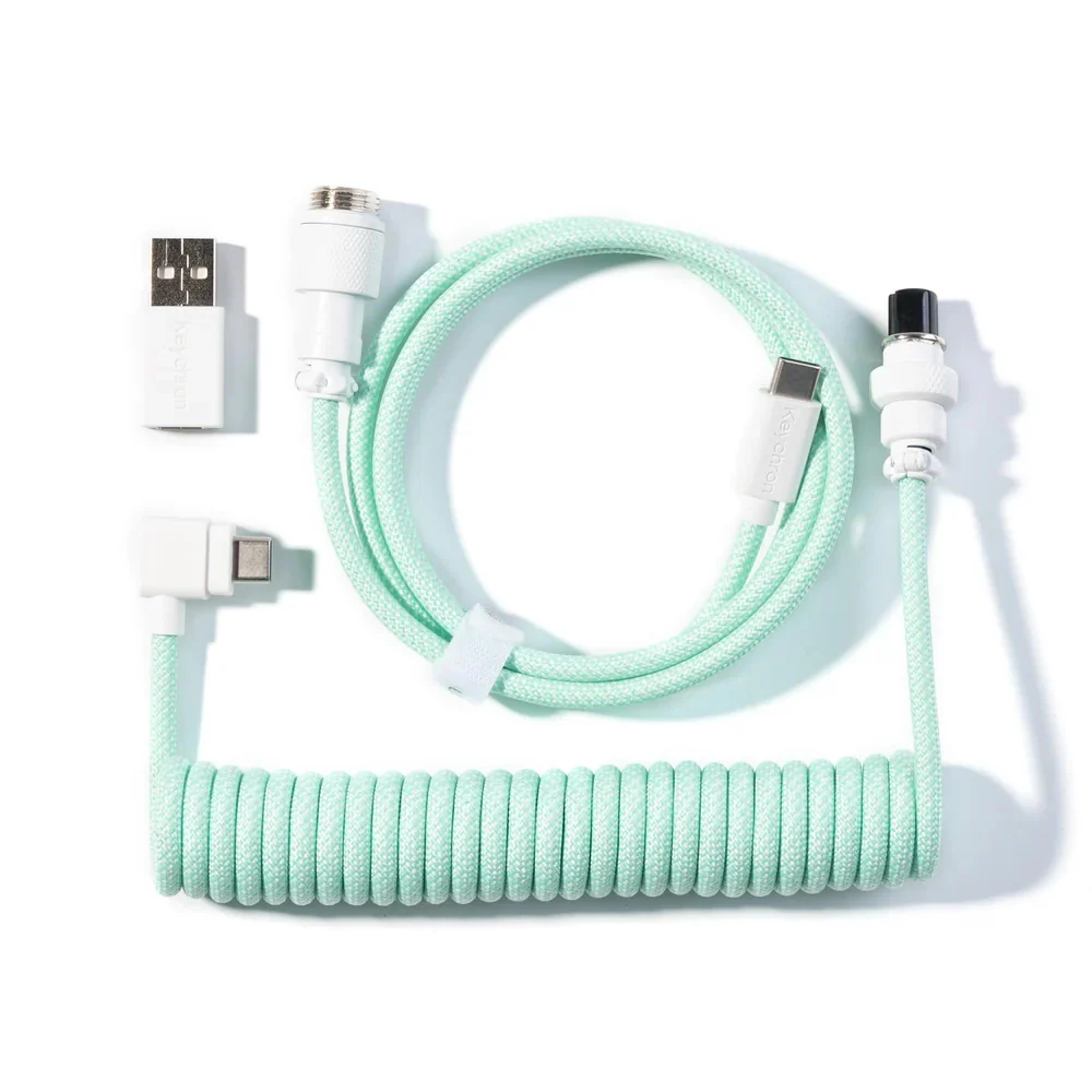 Keychron Coiled Aviator Cable Angled Connection - Image 11