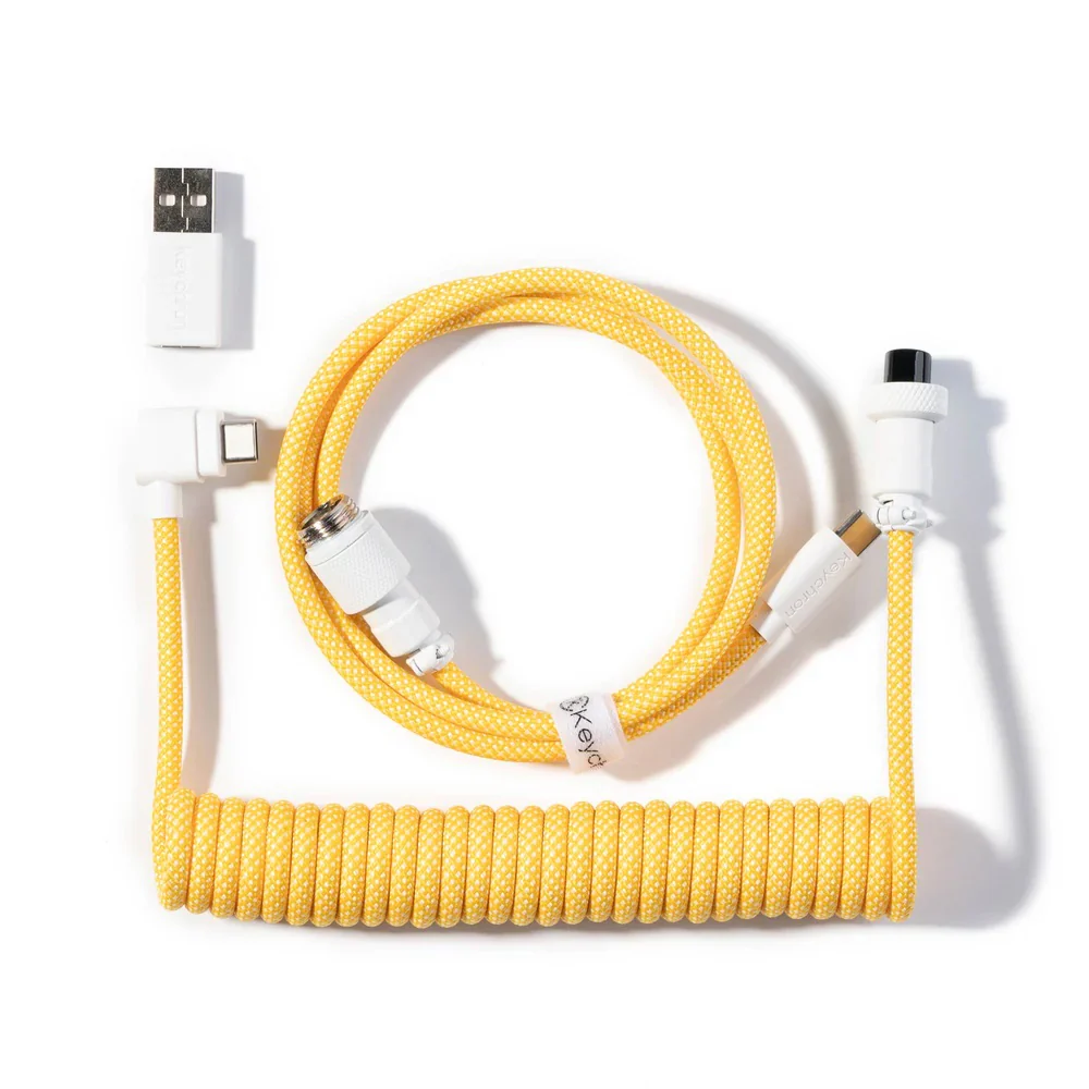 Keychron Coiled Aviator Cable Angled Connection - Image 2