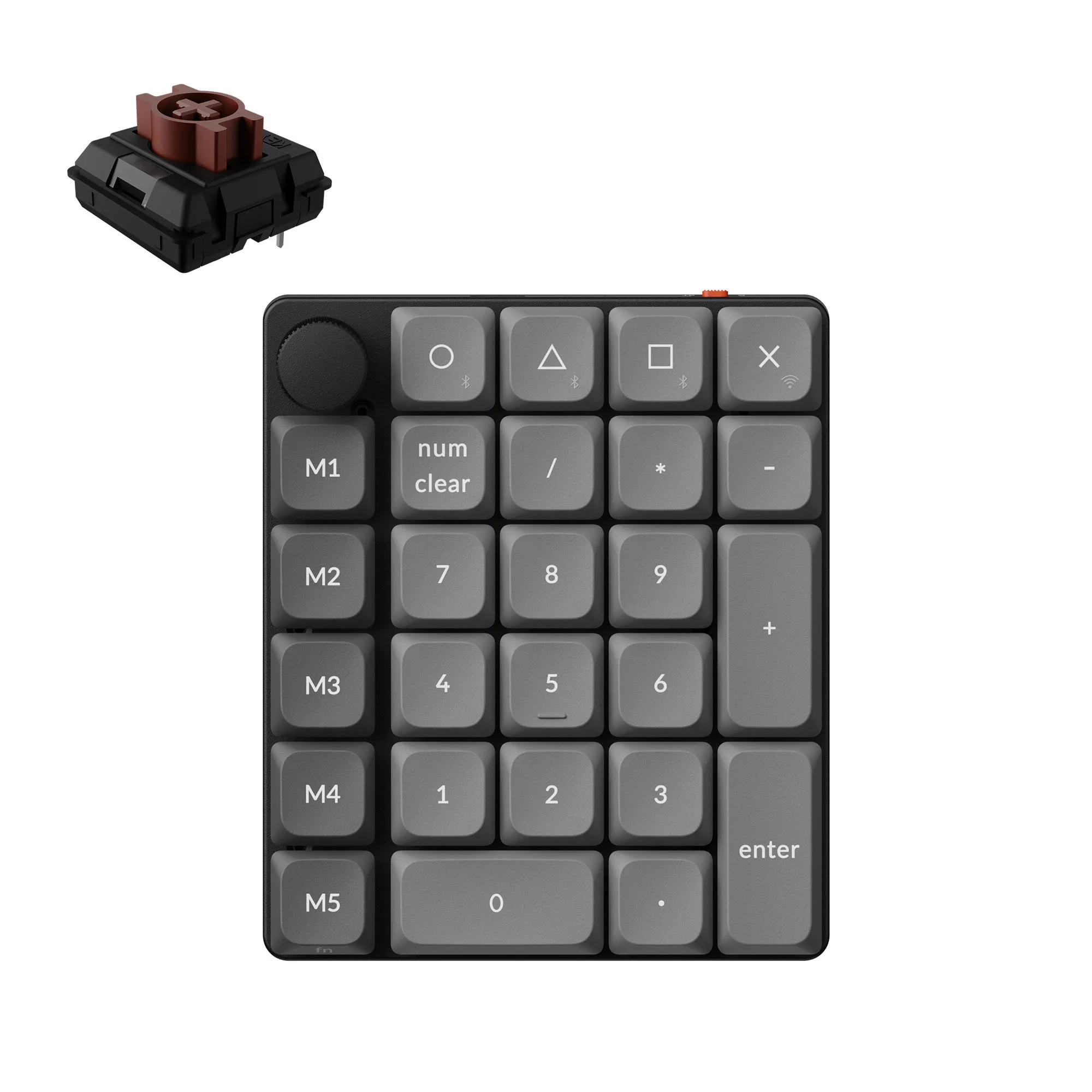 Keychron K0 Max Wireless Hotswap Low Profile Numpad - Image 8