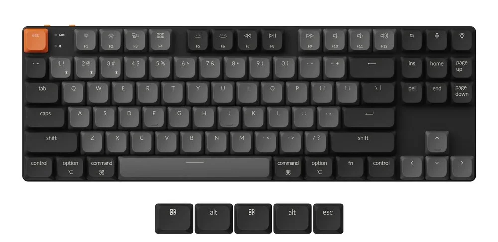 Keychron K1 Version 6 TKL Hotswap Wireless RGB Keyboard - Image 2