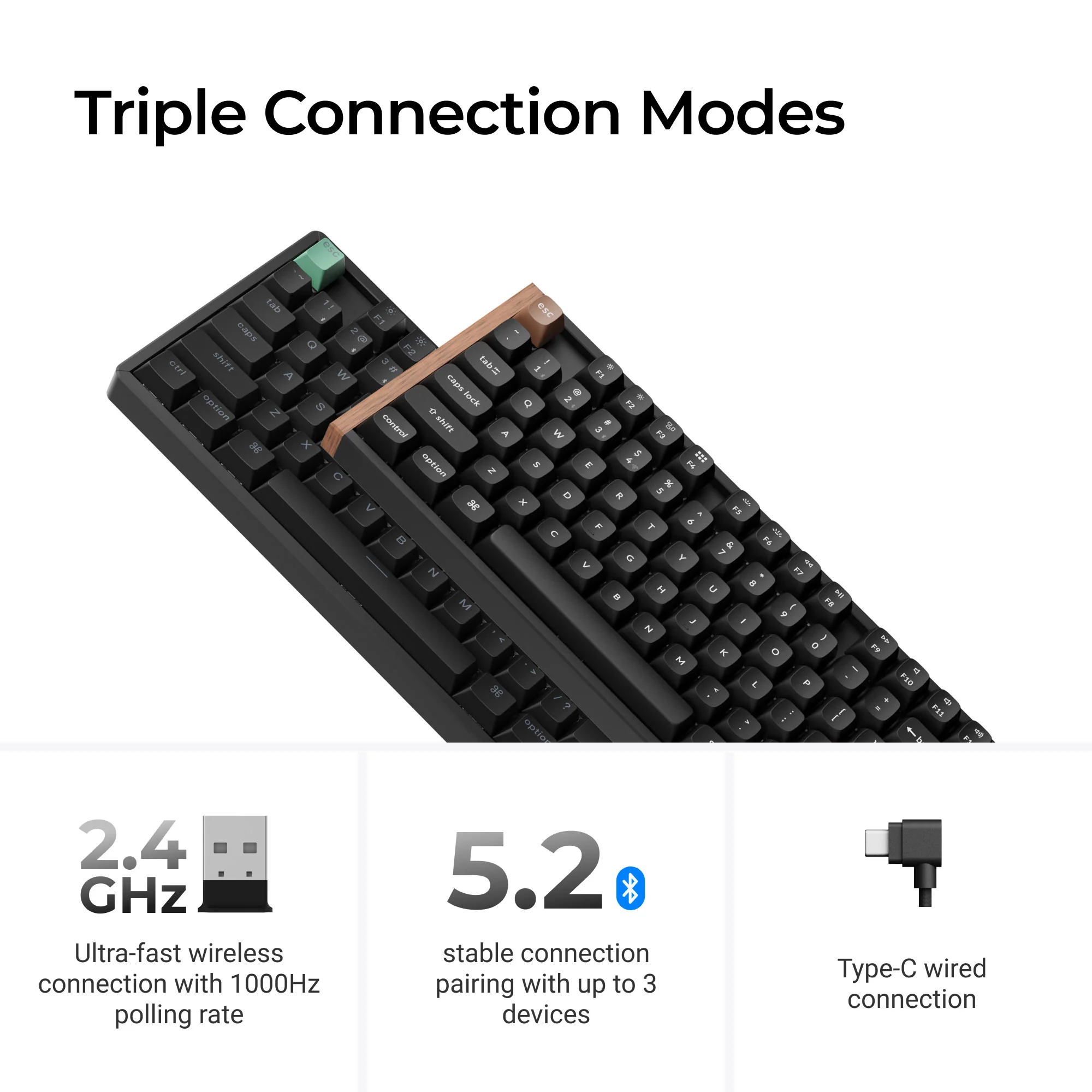 Keychron K8 HE TKL Wireless RGB Keyboard - Image 3