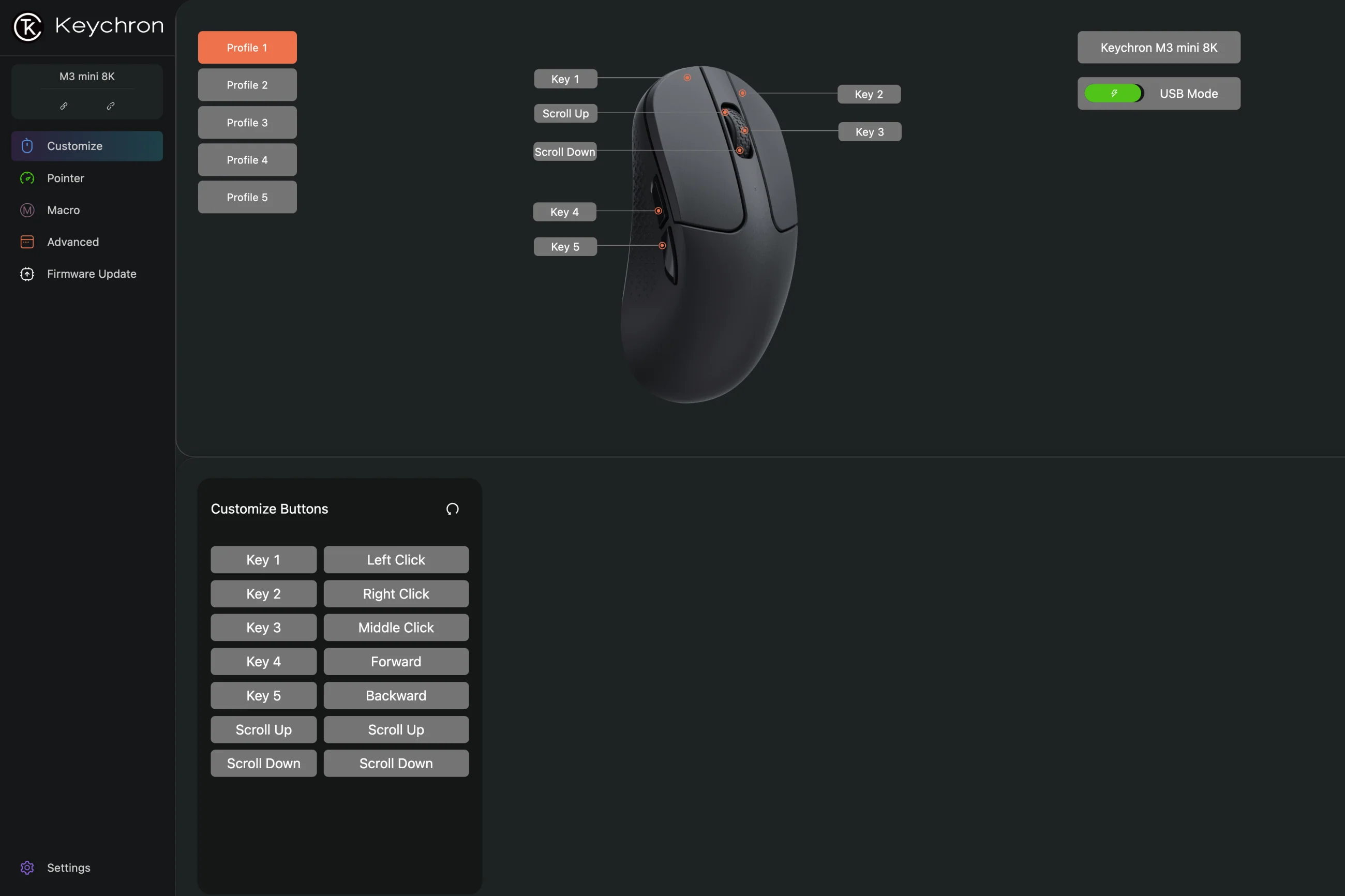 Keychron M3 Mini 8K Wireless Mouse - Image 4