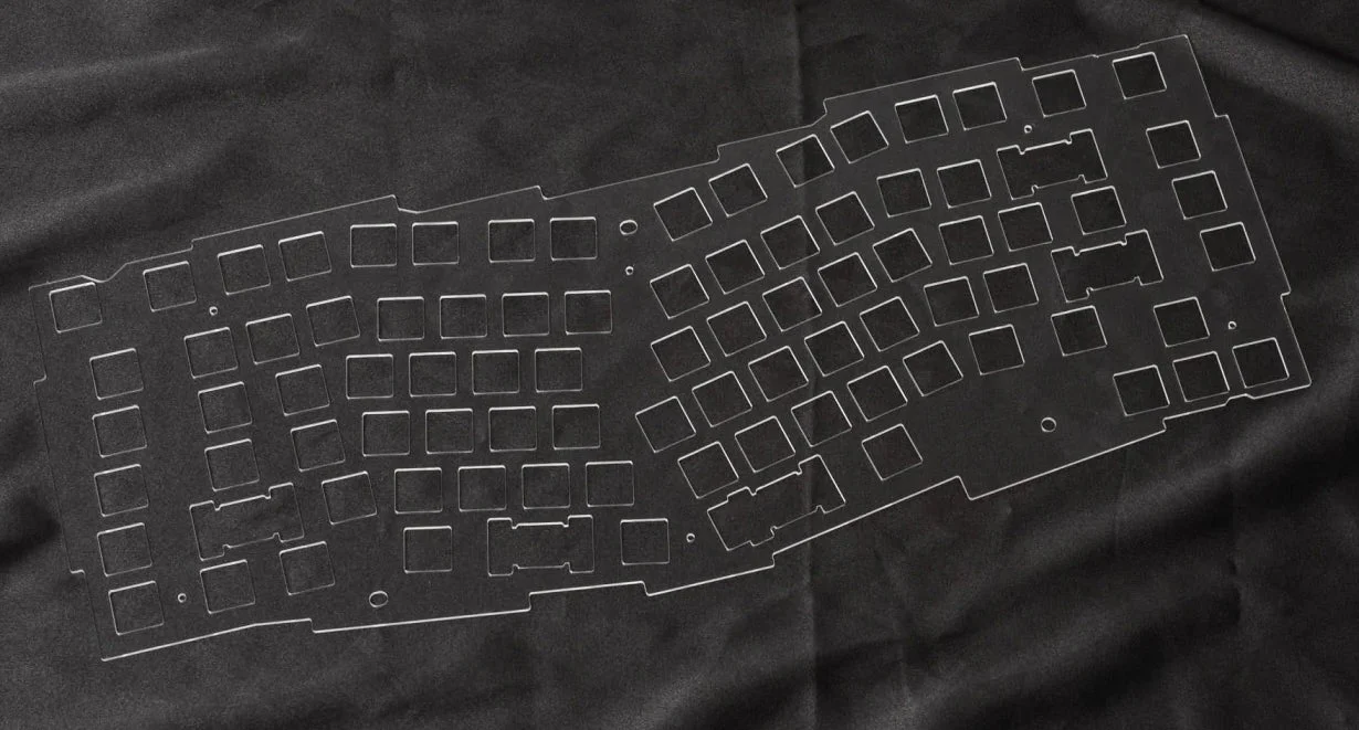Keychron Q10 w/ Knob Polycarbonate Plate