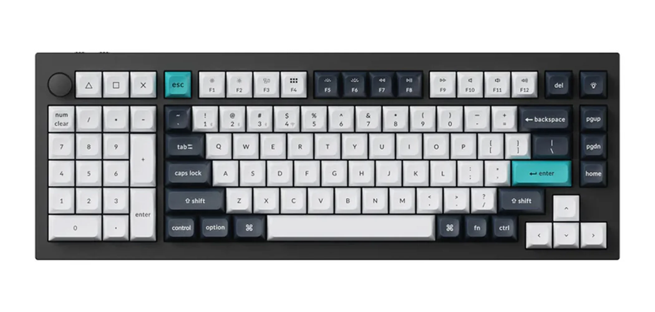 Keychron Q12 Max Southpaw Hotswap Wireless RGB Keyboard