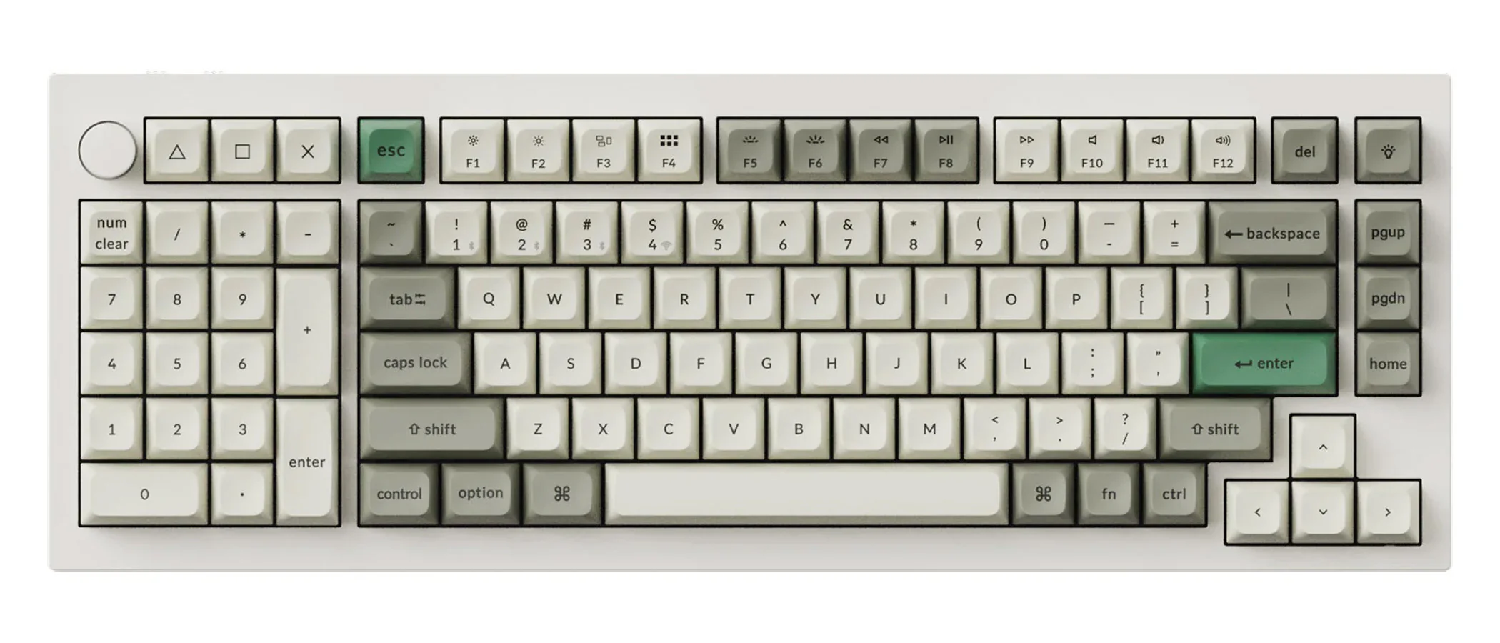 Keychron Q12 Max Southpaw Hotswap Wireless RGB Keyboard - Image 3
